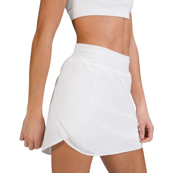 Lululemon Hotty Hot High-Rise Skirt White - Picture 1 of 8